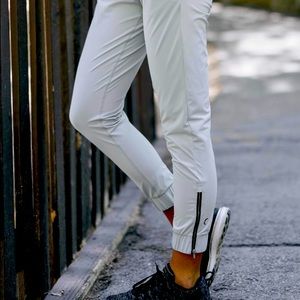 Gray Everywhere Zipper Jogger